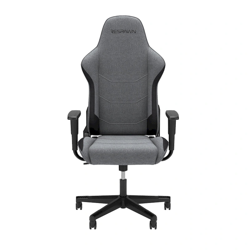 Fauteuil de jeu ergonomique de style course à dossier haut avec support lombaire