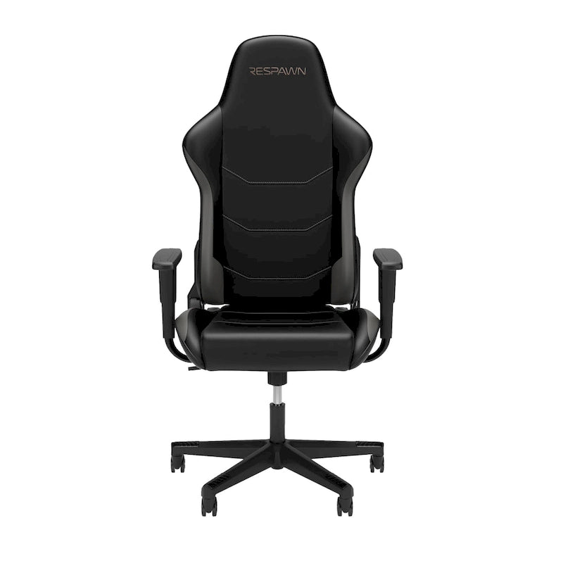 Fauteuil de jeu ergonomique de style course à dossier haut avec support lombaire