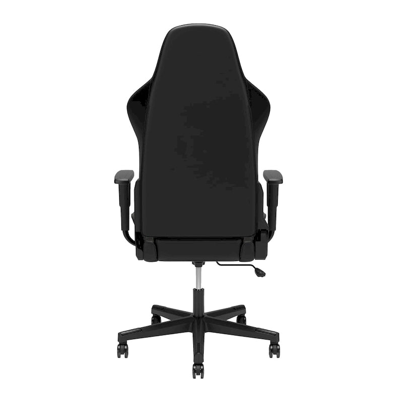 Fauteuil de jeu ergonomique de style course à dossier haut avec support lombaire