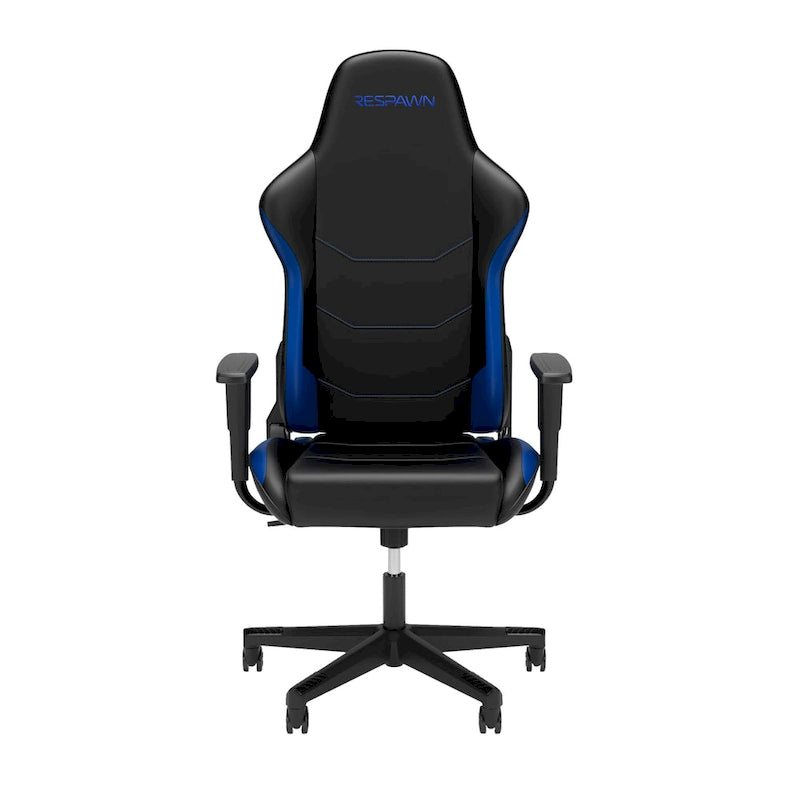 Fauteuil de jeu ergonomique de style course à dossier haut avec support lombaire
