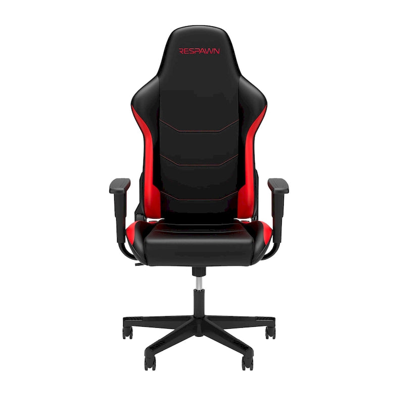 Fauteuil de jeu ergonomique de style course à dossier haut avec support lombaire