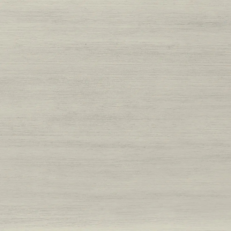 Commode en bois blanc rustique à 6 tiroirs et pieds à équerres