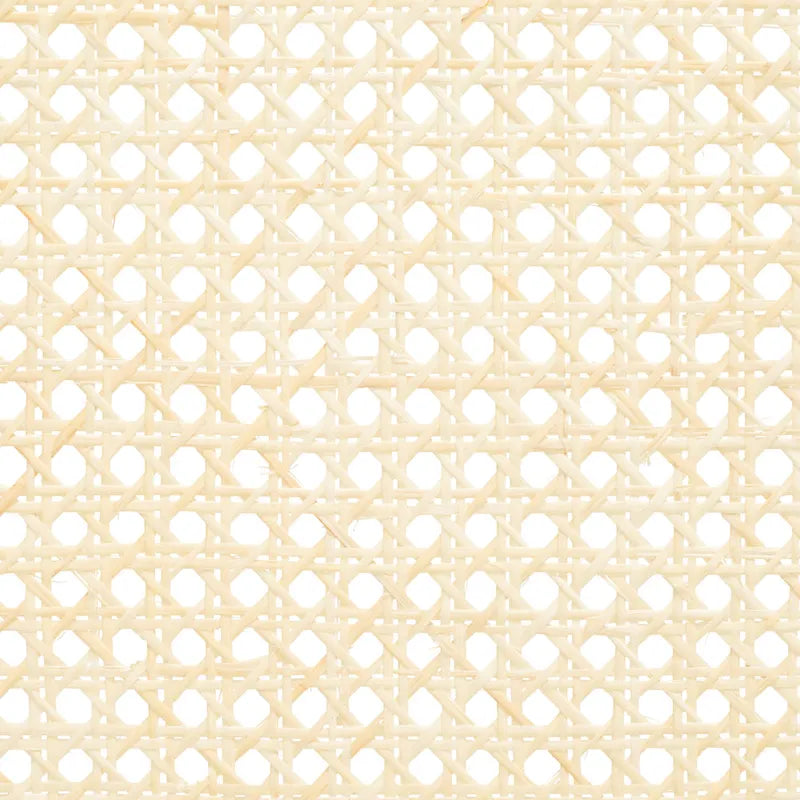 Chaise de salle à manger pliante en bois massif avec maille en rotin cannage Noyer Noir Blanc Naturel